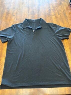 Ash & Erie Men's Tech Polo Shirt - Black Large